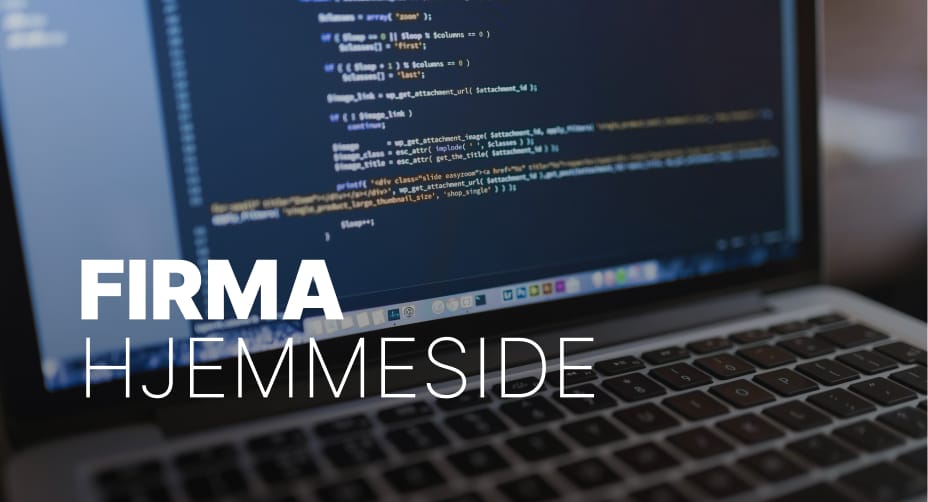 Firma hjemmeside
