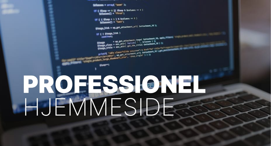 professionel hjemmeside