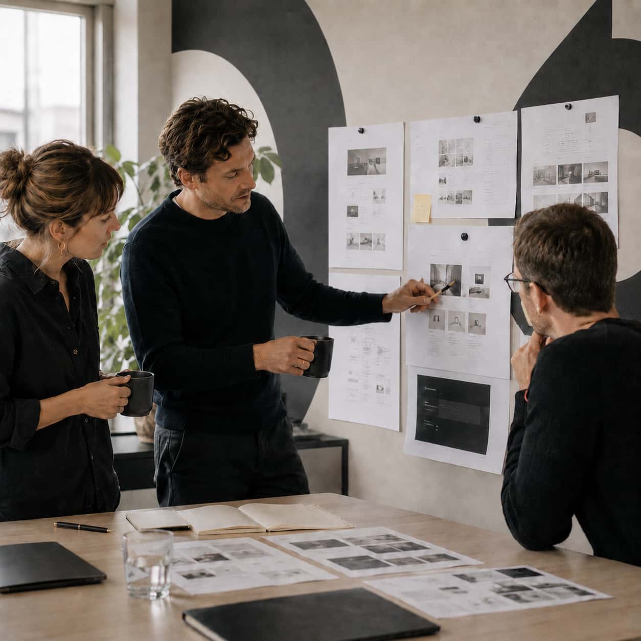 WordPress hjemmeside wireframes til udvikling af WordPress hjemmeside