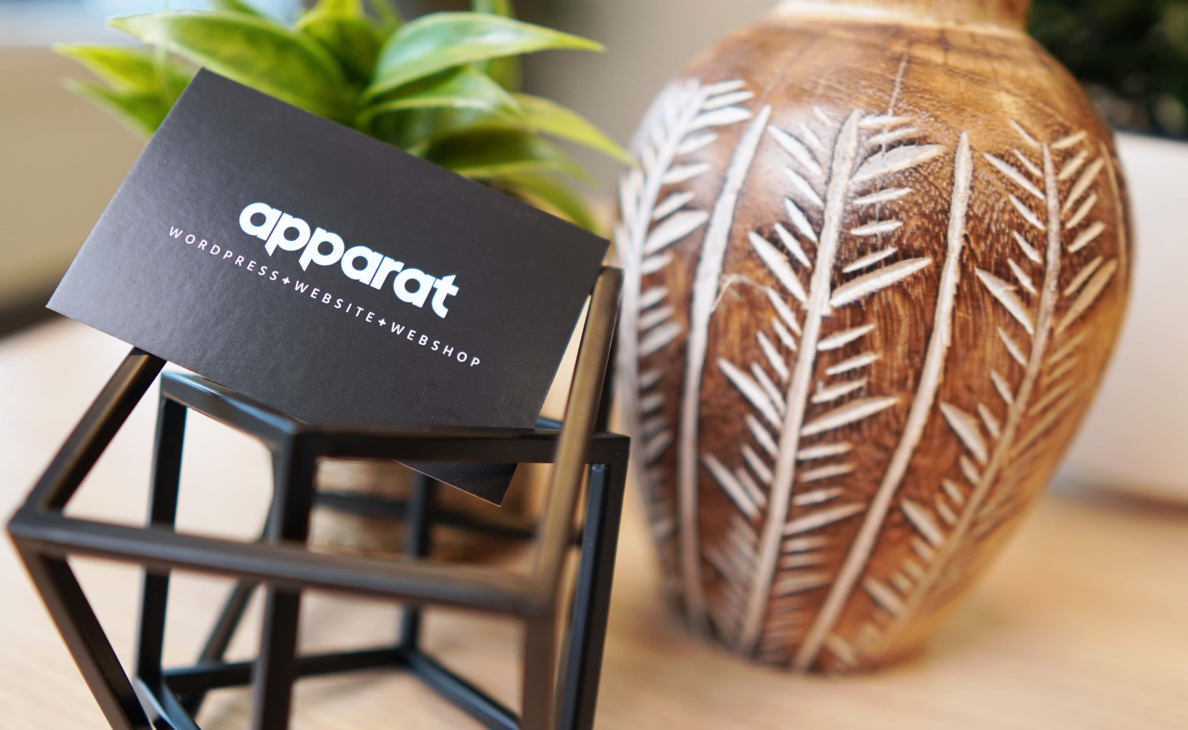 Webbureau Apparat Visitkort